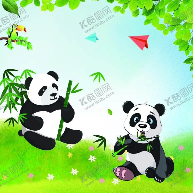 编号：14009106232224034364【酷图网】源文件下载-熊猫