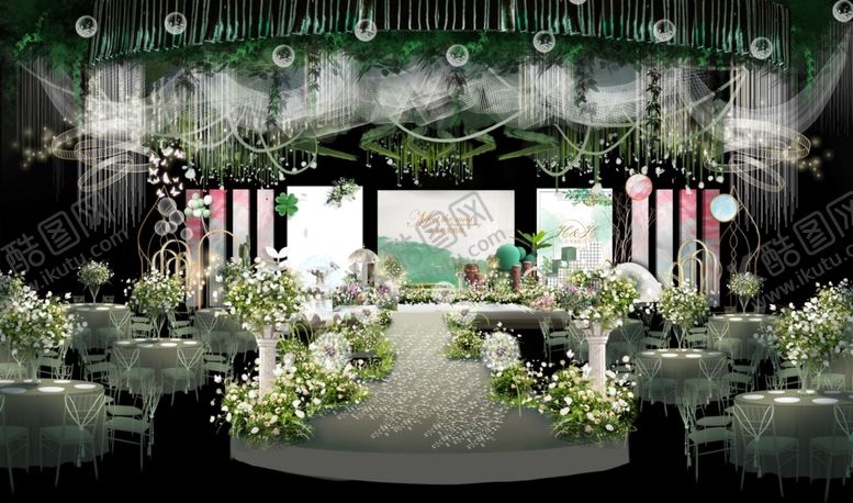 编号：52931910290553023238【酷图网】源文件下载-森系婚礼