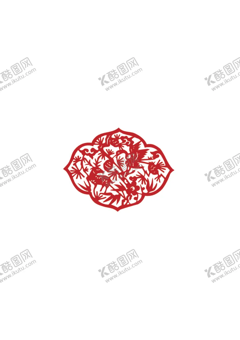 编号：53795212210041264865【酷图网】源文件下载-窗花剪纸