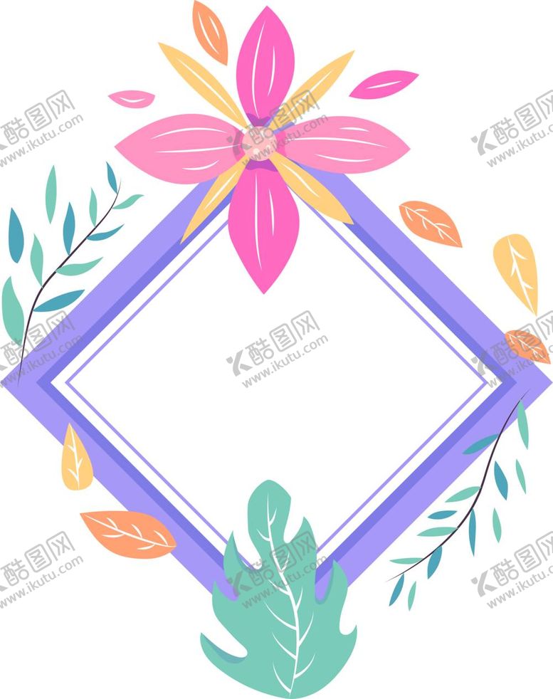 编号：56852211012055123014【酷图网】源文件下载-花朵标签免抠图