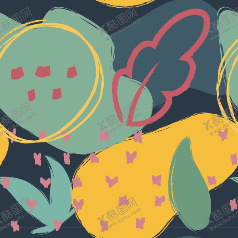 编号：31530209261939287227【酷图网】源文件下载-水彩手绘无缝背景