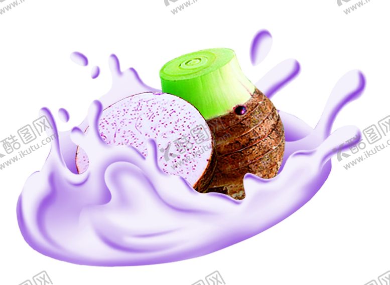 编号：32674109232330247008【酷图网】源文件下载-牛奶芋头