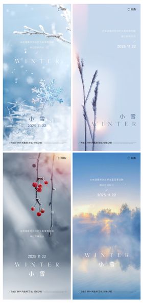 小雪地产系列海报