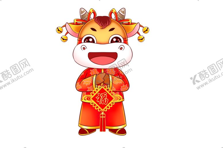 编号：47107809281956473978【酷图网】源文件下载-2021金牛送福牛年