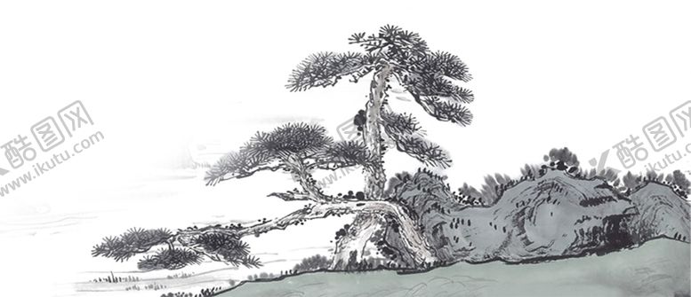 编号：12876704252257334844【酷图网】源文件下载-水墨山水素材