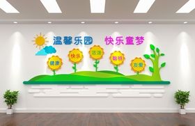 温馨乐园幼儿园文化墙