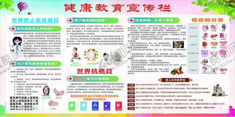 编号：11105504090032585038【酷图网】源文件下载-健康教育宣传栏
