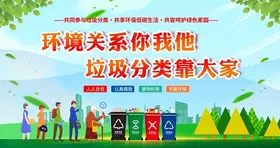垃圾分类展板图片宣传回收知识