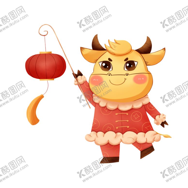 编号：22825604190100206691【酷图网】源文件下载-卡通牛形象