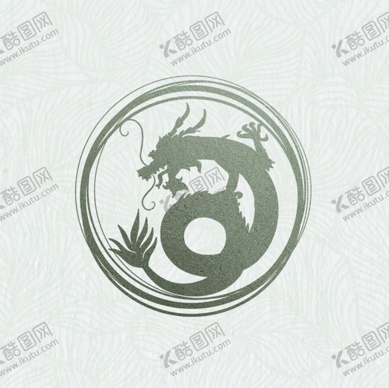 编号：66123705052200144813【酷图网】源文件下载-创意传统龙的剪影元素