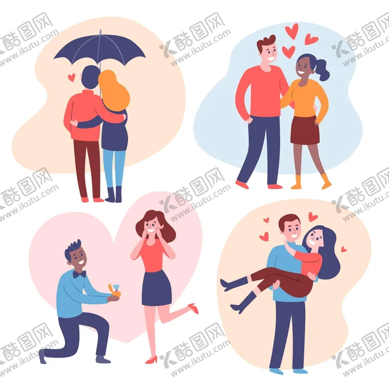 编号：40352710030306067925【酷图网】源文件下载-情人节情侣