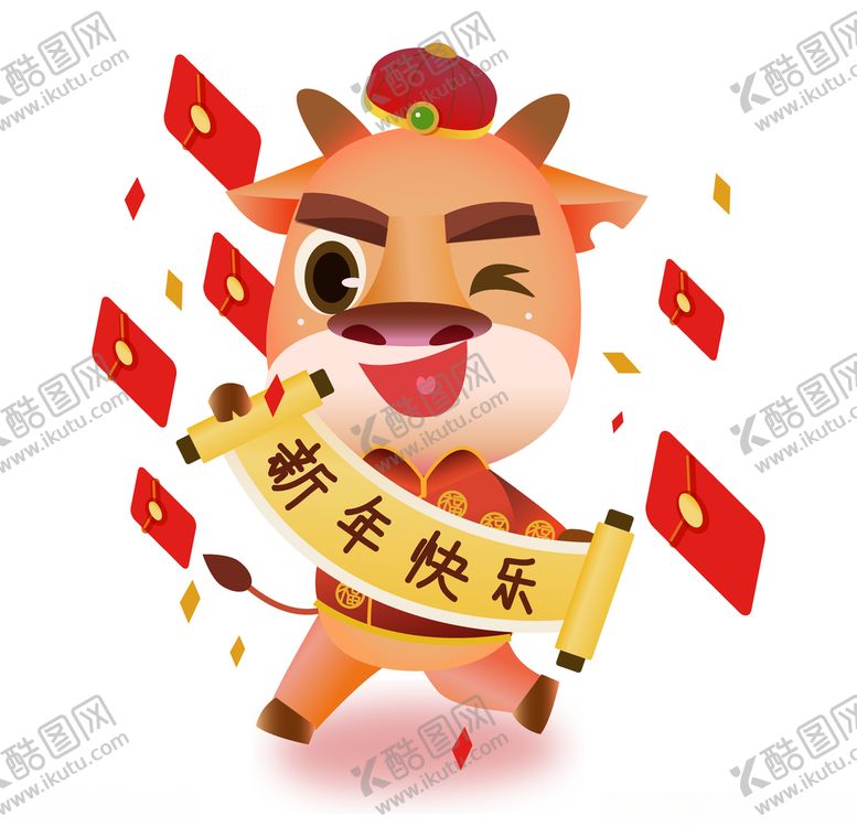 编号：42890005011842572646【酷图网】源文件下载-卡通牛