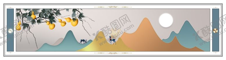 编号：82453506300207515305【酷图网】源文件下载-手绘风景插画