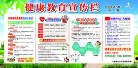健康教育宣传栏展示