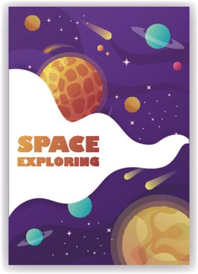 宇宙星系星球太空插画