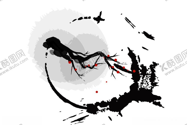 编号：15231110142308509669【酷图网】源文件下载-水墨元素