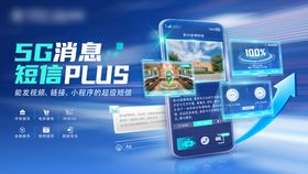 超级消息短信新升级海报展板