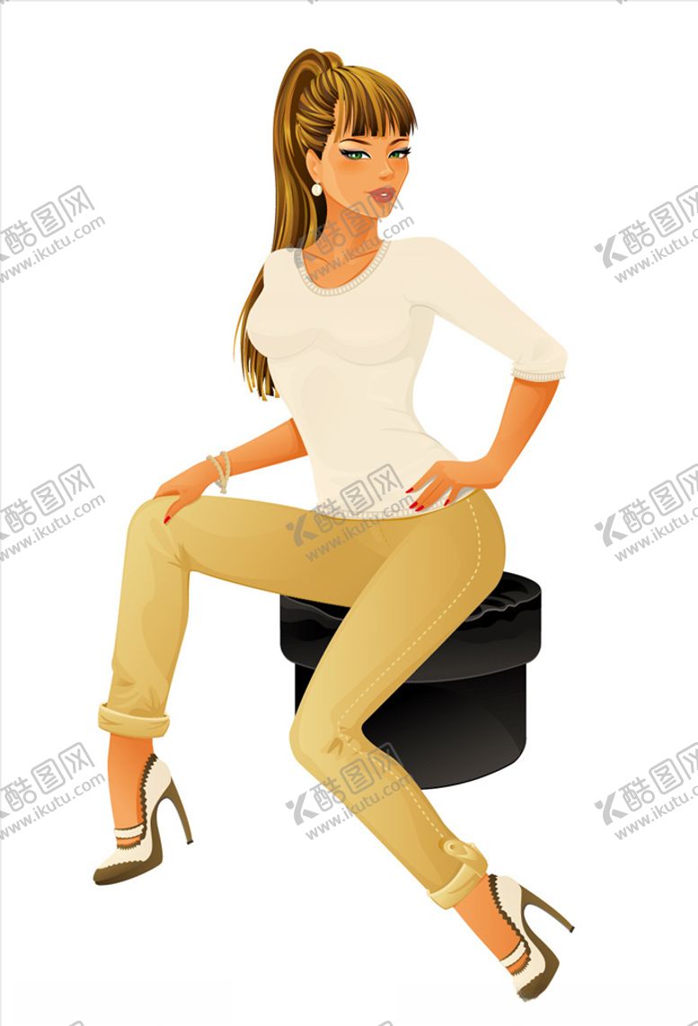 编号：53666009262304568710【酷图网】源文件下载-时装女人