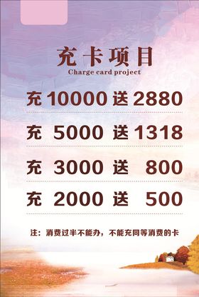 充卡海报