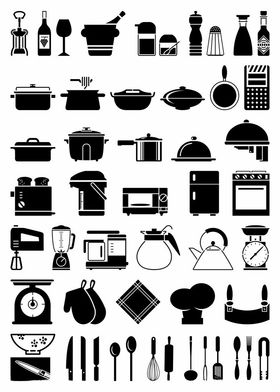 厨房用具图标