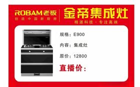 金帝集成灶LOGO广告设计