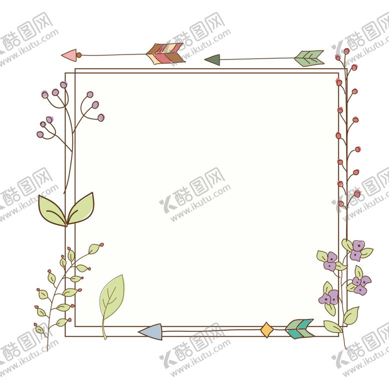 编号：79639606290949361393【酷图网】源文件下载-植物边框
