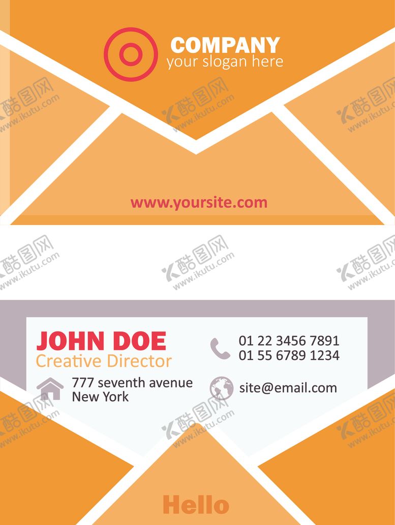 编号：48321210062200321520【酷图网】源文件下载-矢量名片模板