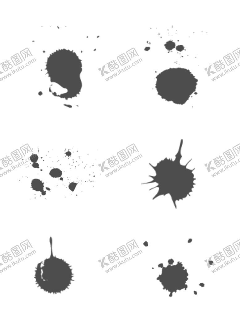 编号：68840406151223577424【酷图网】源文件下载-水墨素材毛笔画素材墨迹素材