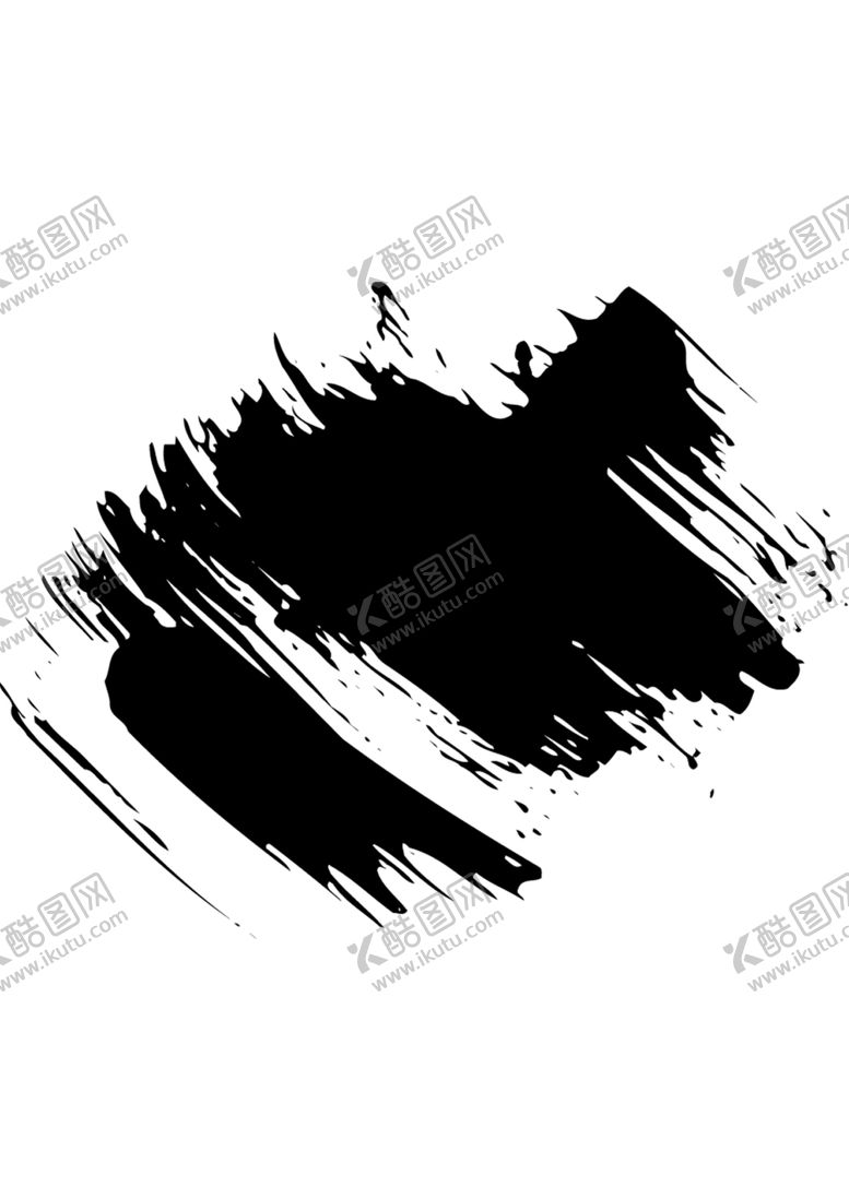 编号：11067610280955448867【酷图网】源文件下载-黑色墨水笔刷样式模板
