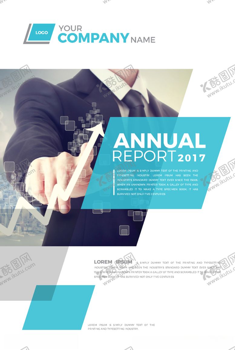 编号：41060910110908099759【酷图网】源文件下载-年度报告封面