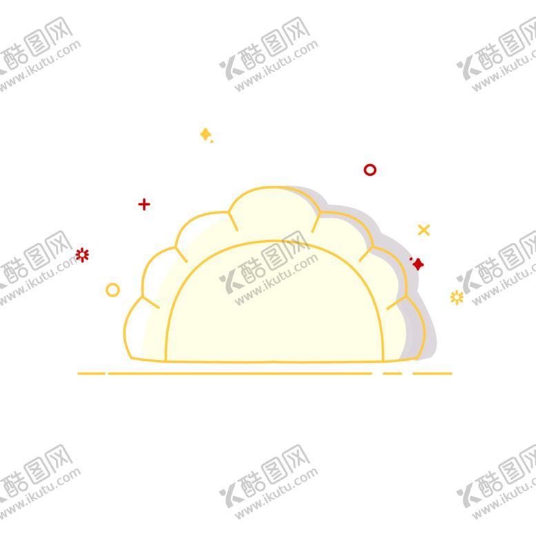 编号：27295505060813067306【酷图网】源文件下载-手绘饺子素材