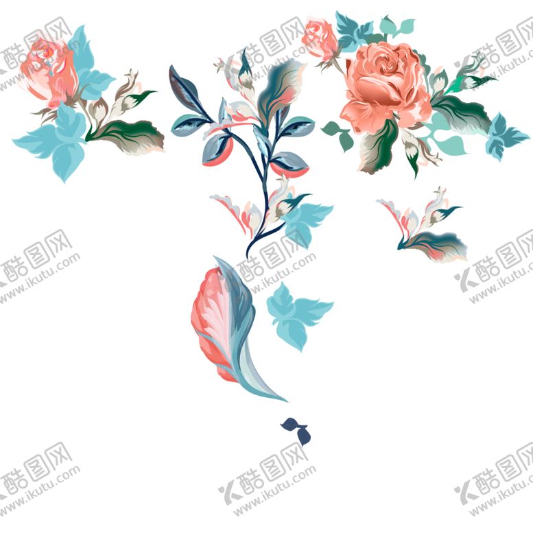 编号：40245412080750372857【酷图网】源文件下载-手绘花卉
