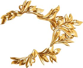 素材金色质感商业花