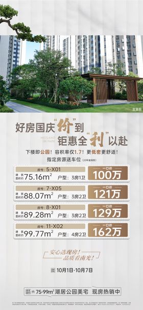 特价房类地产海报