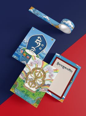 原创模型文创vi样机藏式