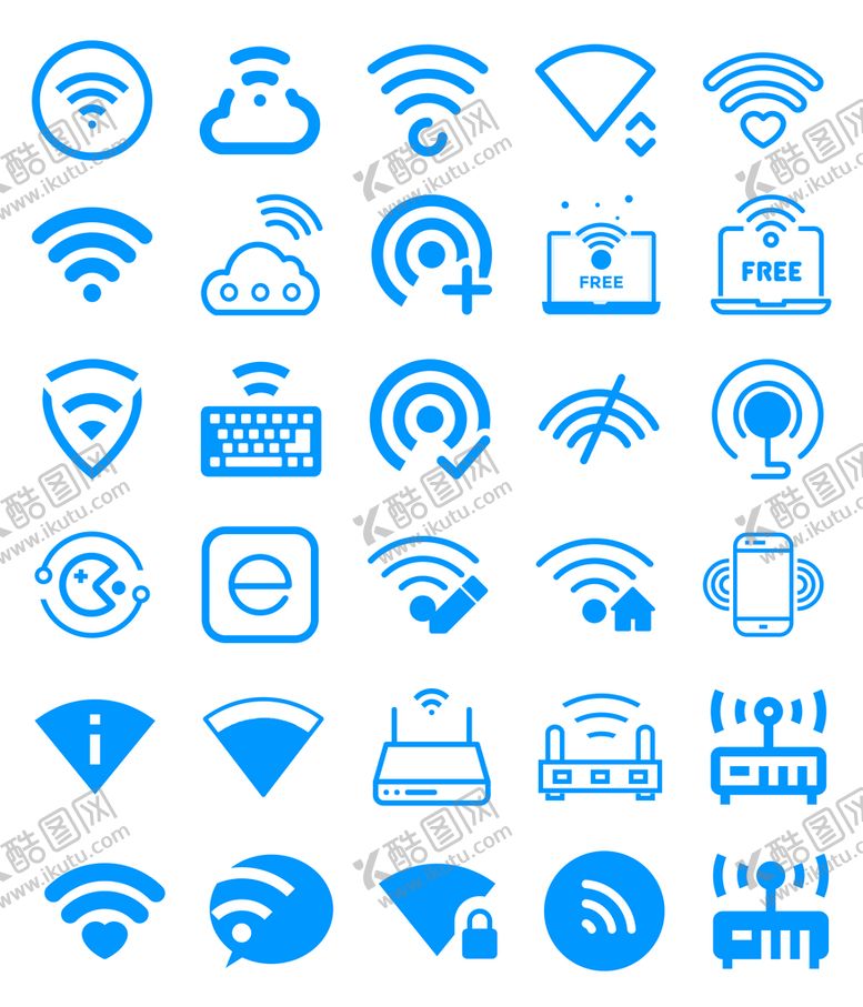 编号：60873710262302467830【酷图网】源文件下载-wifi标识