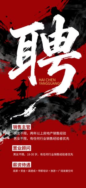 公司招聘诚聘海报