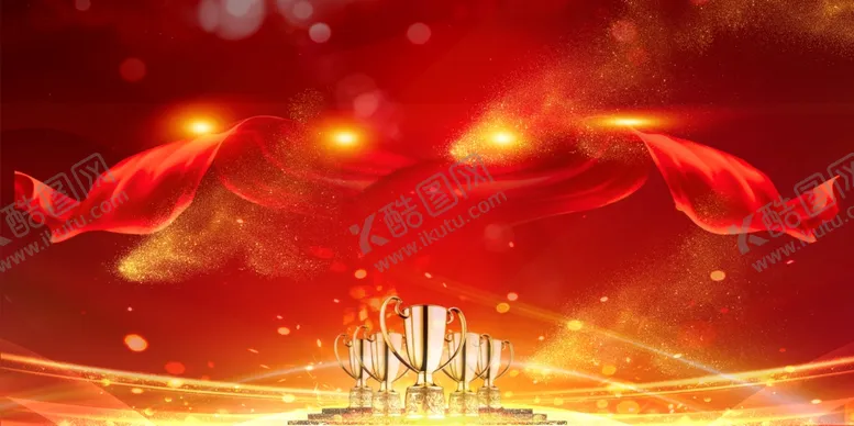 编号：23685806260528345975【酷图网】源文件下载-红色喜庆签到颁奖晚会背景素材