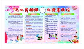 心灵相约心理健康宣传栏