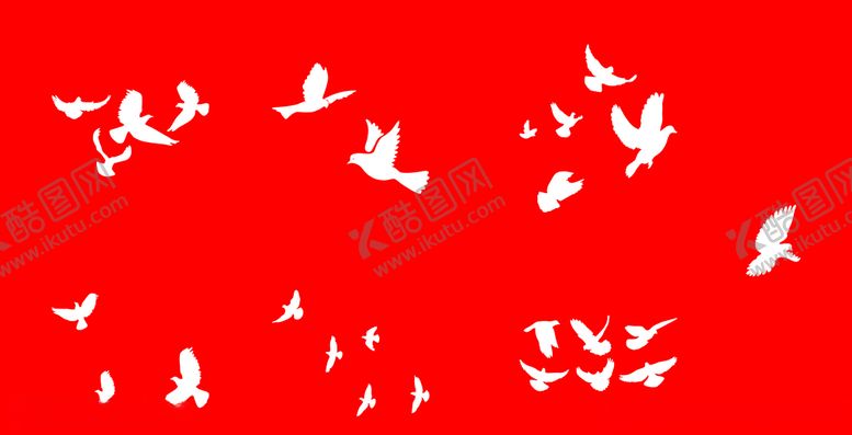 编号：59322710180659208918【酷图网】源文件下载-白鸽矢量图元素