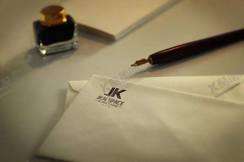 编号：54553609110444414547【酷图网】源文件下载-LOGO纸张信封贴图样机