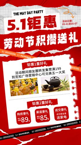 五一劳动节日海报设计背景素材日优惠