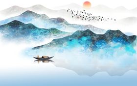 水墨山水