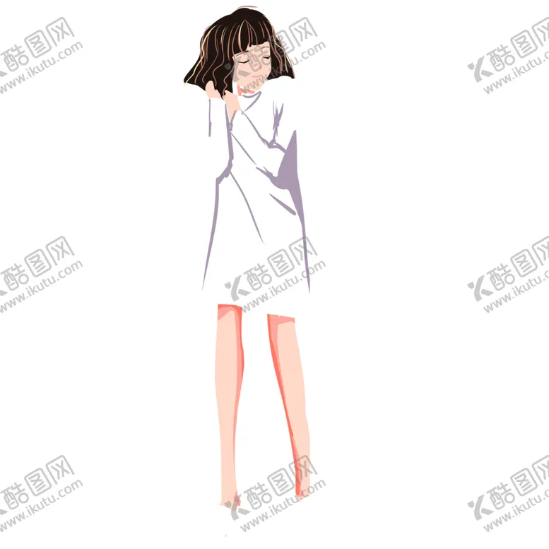编号：13492002111557167893【酷图网】源文件下载-带耳环的女生