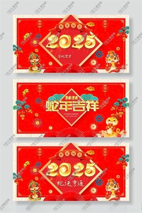 2025蛇年背景墙