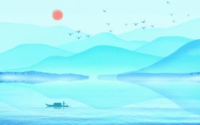 水墨背景墙
