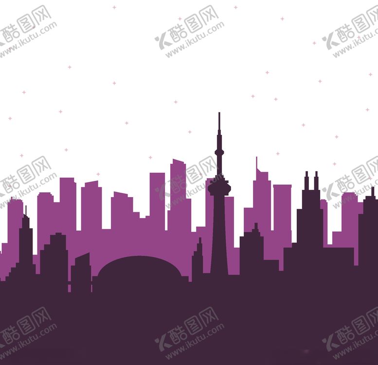 编号：87625204172359108164【酷图网】源文件下载-城市剪影