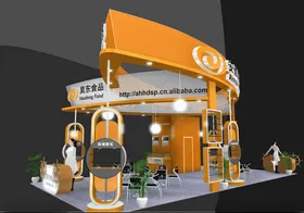 展览3D模型二面开口图片其他MAX灯光效果图