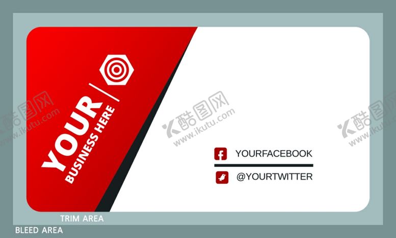 编号：99967909290848442106【酷图网】源文件下载-名片模板