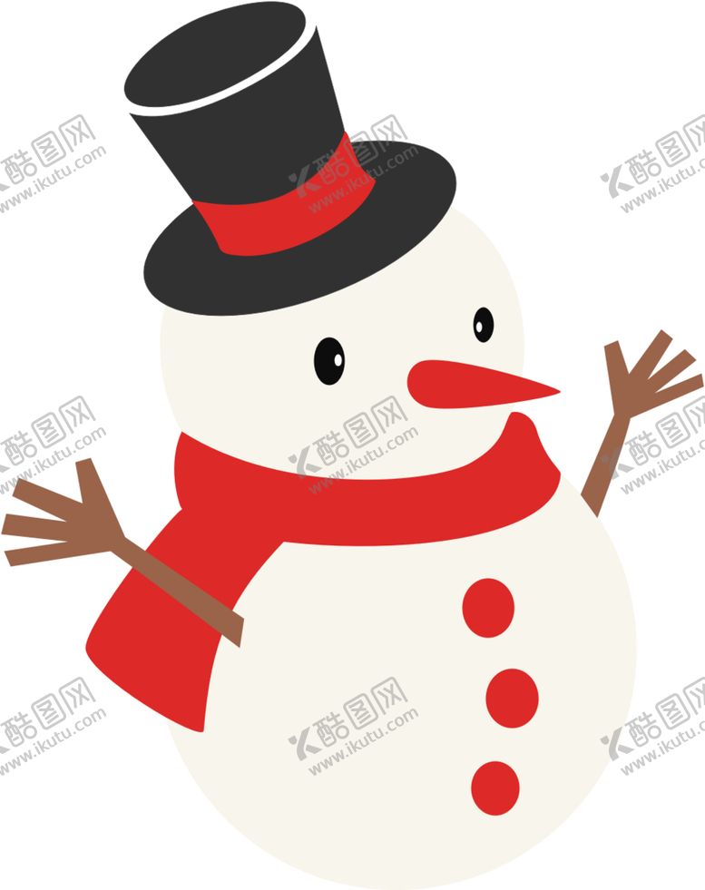 编号：76223109160742214119【酷图网】源文件下载-圣诞雪人